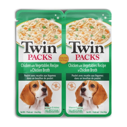 TWIN PACKS Chicken with Vegetables Recipe in Chicken Broth INABA
