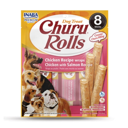 CHURU ROLLS Chicken Recipe wraps Chicken with Salmon Recipe INABA