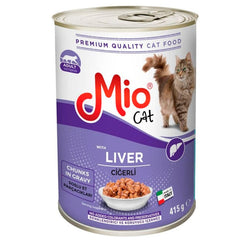 Mio gravy chunks 415g liver canned chunks in gravy with liver flavour