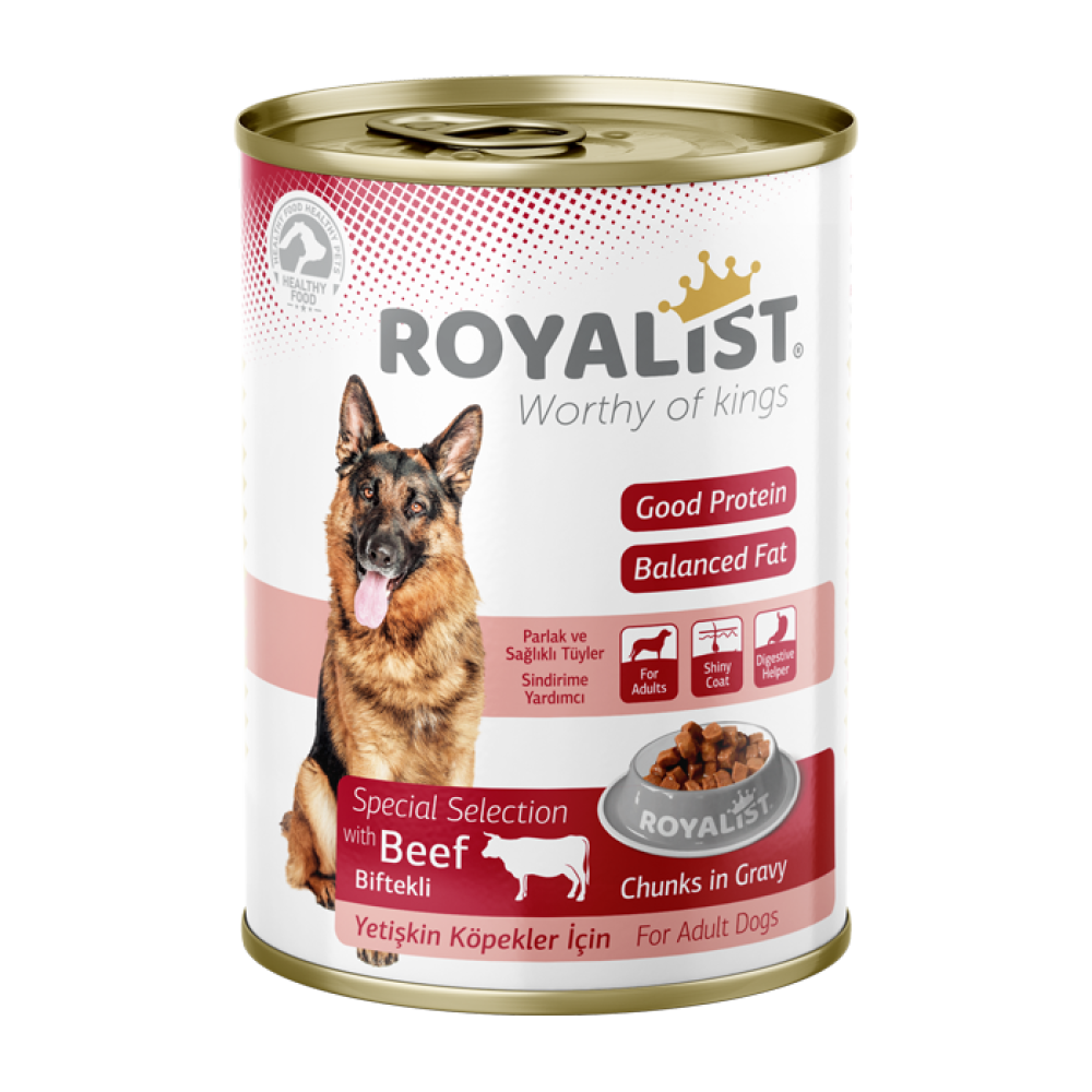 royalist wet food 400g beef
