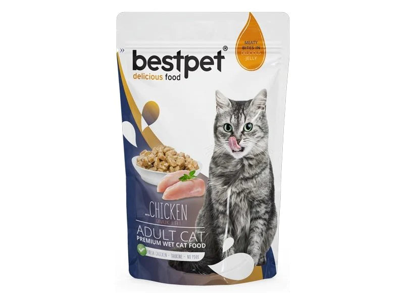 Bestpet pouch 85g chicken مغلف بنكهة الدجاج