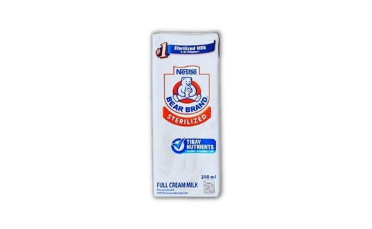 Nestlé Bear Brand Sterilized Full Cream Milk 200ml