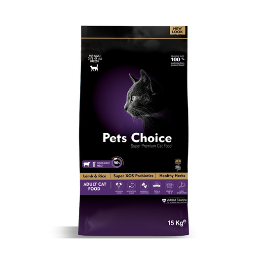 Pets choice 15kg lamb شوال بنكهة اللحم