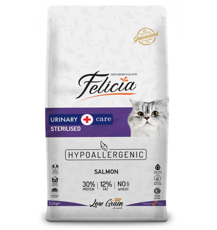 Felicia 2kg Urinary care sterilized salmon