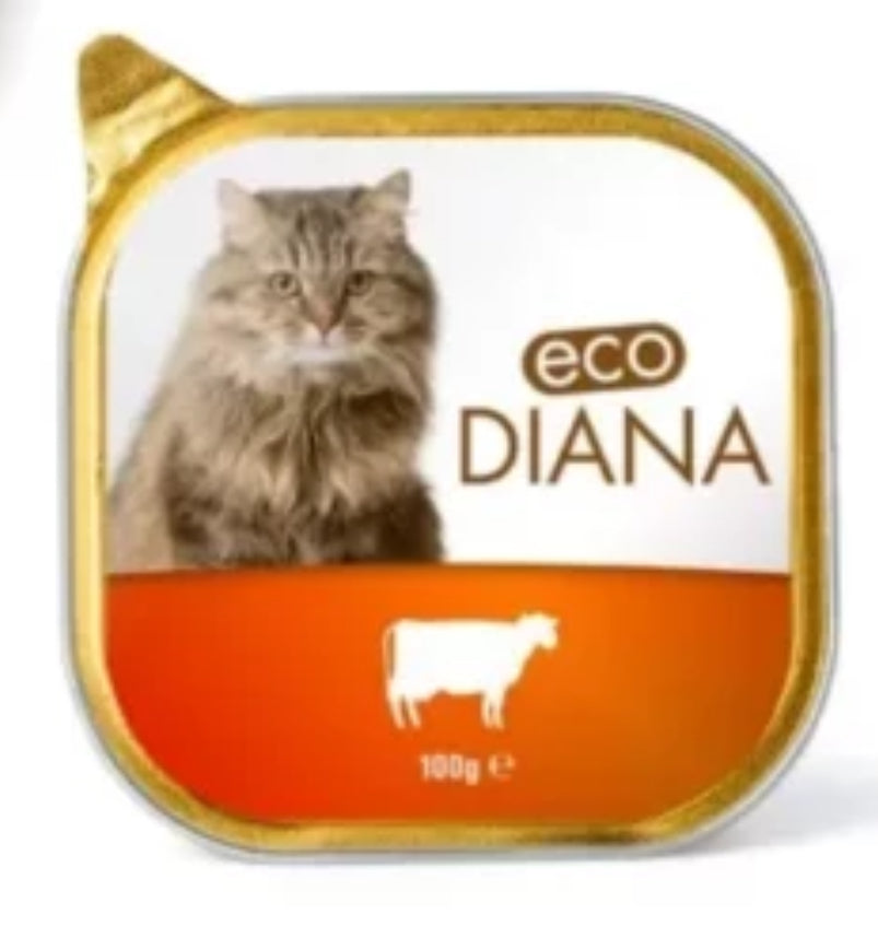 Eco diana pate 100g beef canned ground beef flavour