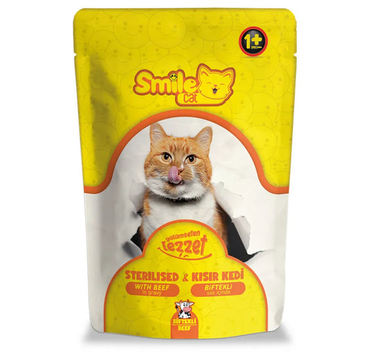 Smile pouch 100g beef flavoured