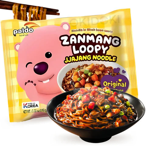 Paldo Zanmang Loopy Jjajang Noodle