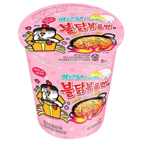 Samyang Buldak Cheese creamy Hot Chicken Flavor Ramen Noodles Cup, 70g