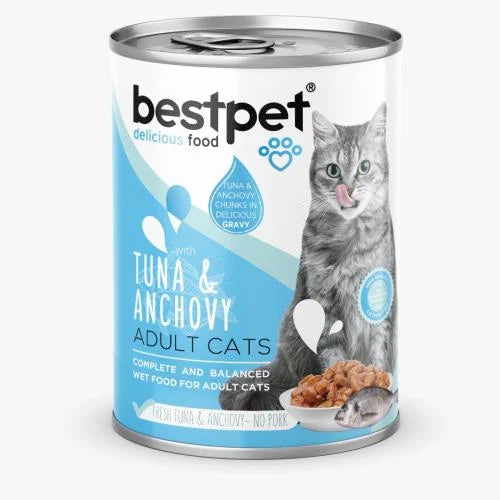 Bestpet gravy chunks 400g tuna معلب قطع بالمرق بنكهة التونة