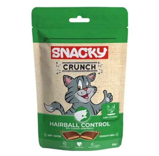 Snacky crunch hairball control