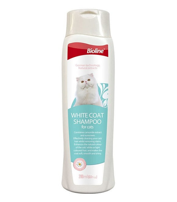 White coat shampoo شامبو للقطط البيضاء