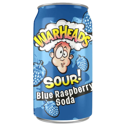 Warheads Blue Raspberry Sour Soda 330 ml