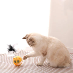 Catnip and feather ball game