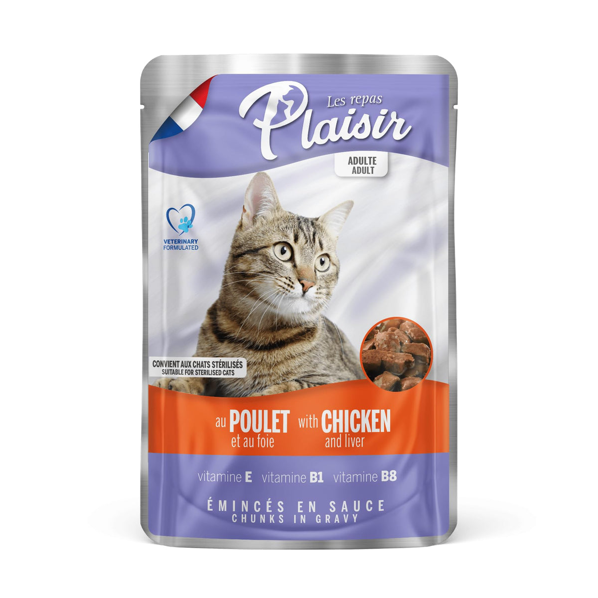 Plaisir pouch 100g chicken