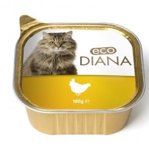 Eco diana pate 100g chicken معلب مطحون بنكهة الدجاج