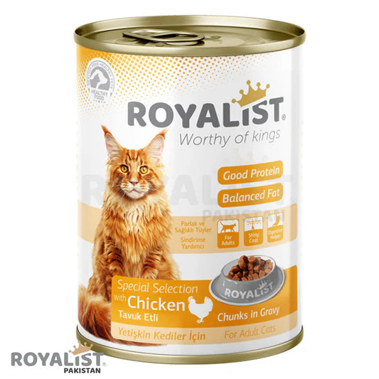 Royalist gravy chunks 400g chicken canned chunks in gravy with chicken flavour